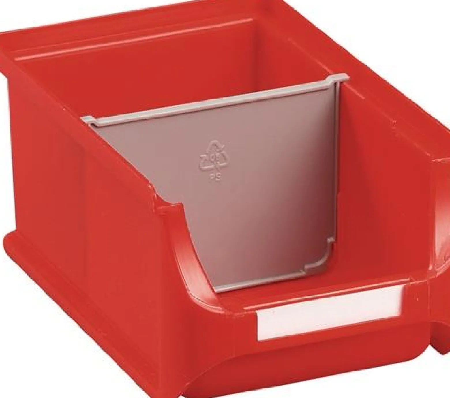 Trennw.ProfiPlus f.Stapelsichtboxen H.115mm PS grau ALLIT