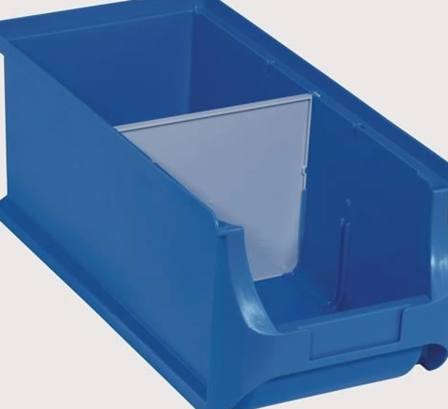 Trennw.ProfiPlus f.Stapelsichtboxen H.115mm PS grau ALLIT