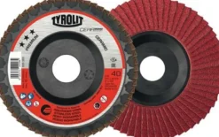 TYROLIT Fächerscheibe CERABOND Ø 125 mm Körnung 80 flach - 34315847