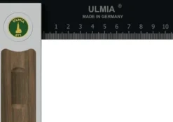 ULMIA Winkel Alu-Line Schenkel-L.150mm Griff-L.105mm justierbar Alu./STA/Nussbaum - 500-150