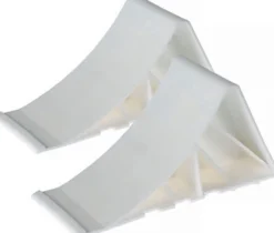 Unterlegkeil-Set Hartplastik L350xB140xH90mm G.0,48kg weiß - 11034