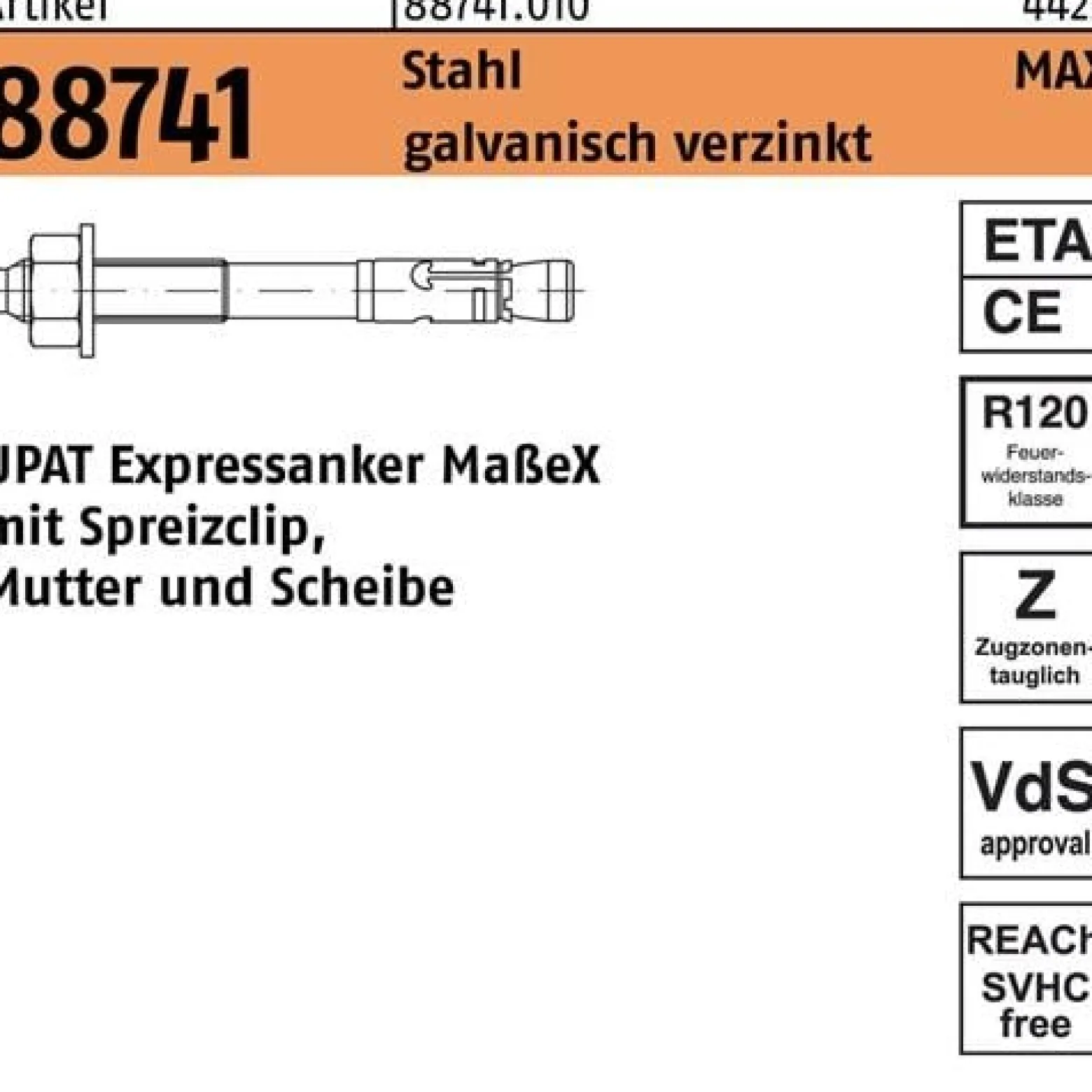 Upat Expressanker MAX 12/20/120 - 508983