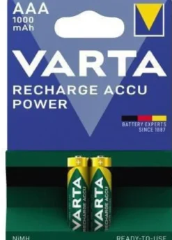 Varta Akku Ready2Use 5703301402 AAA Micro HR03 1.000mAh 2 St./Pack.