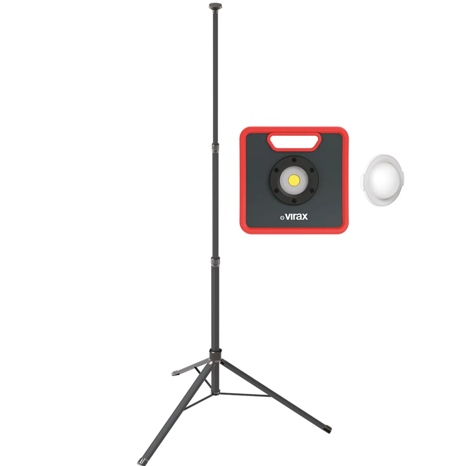 VIRAX 4000 Lumen Scheinwerfer + 2m Stativ-Set- 262824