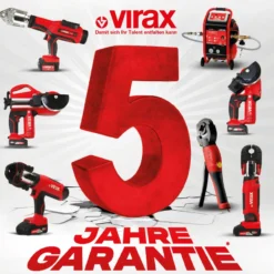 VIRAX MINISTEM BIEGEMASCHINE 18V 12-14-16-18-22MM KOMPAKTES und LEICHTES 18V Biegegerät 4,9 kg / 1x 2,0 Ah Akku + Ladegerät in Virabox - 251778