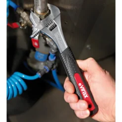 VIRAX Schraubenschlüssel 12'' mit beidseitig verwendbarem Greifer - 17033