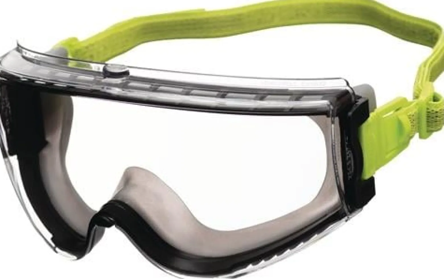 Vollsichtschutzbrille Avatar Plus EN166,EN170,UKCA schwarz/grün,klar Stoffband