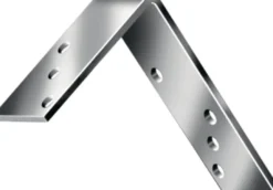 VORMANN Balkenwinkel L180 x 120 mm B.40 mm Stahl blau verzinkt S.5 mm - 000179180Z