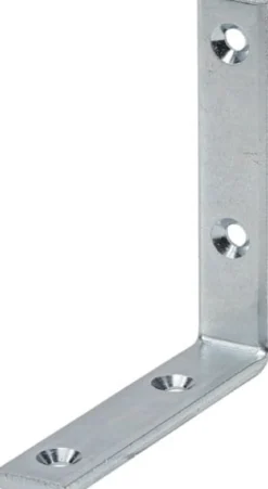 VORMANN Winkel sta.L.40 mm B.20 mm S.3 mm STA blau verz.Loch-D.4,5 mm - 000182040Z