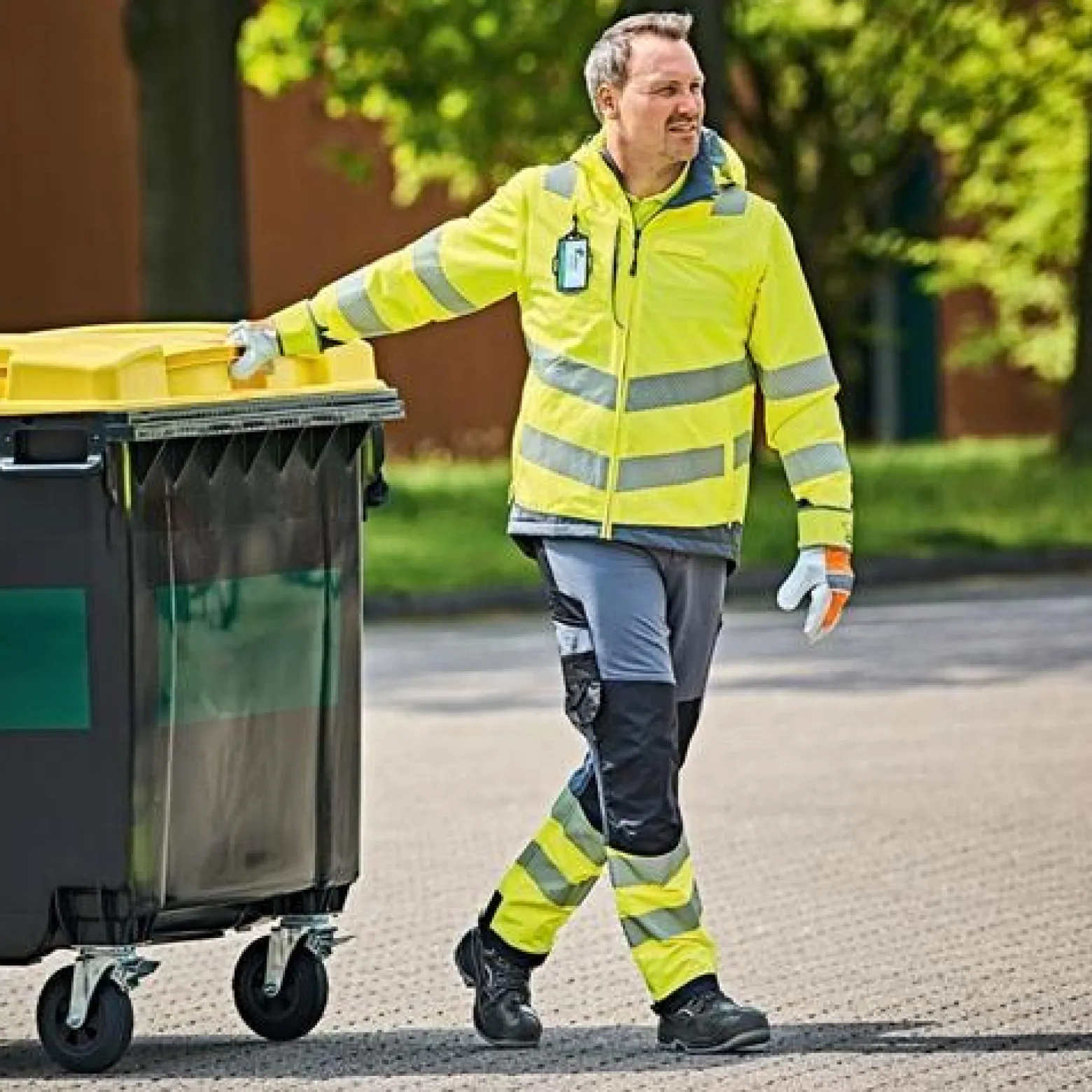 Warnschutzparka ARWID Gr.XXL gelb/grau ELYSEE