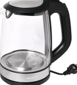 Wasserkocher WK 3501 swg 2200 W schwarz ,2l 1,1kg Glas,VA LED blau - 5010060