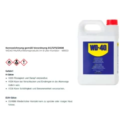 WD40 Multifunktionsprodukt im 5 Liter Kanister - 49500