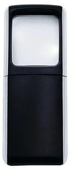 WEDO Lupe 2717501 4,7x11,8x1,4cm LED schwarz +Batterien