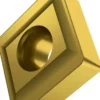 Wendeschneidplatte ISO CCMX 060304S-TS1:M8340 D.2,8mm PVD beschichtet Farbe Gold