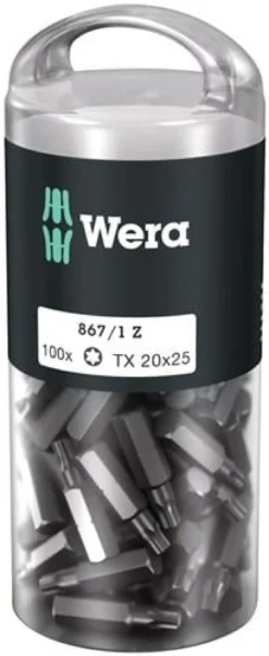 Wera Bitgroßpackung (100 Stk.) 867/1 Z T 15 Länge 25 mm - 5072447001