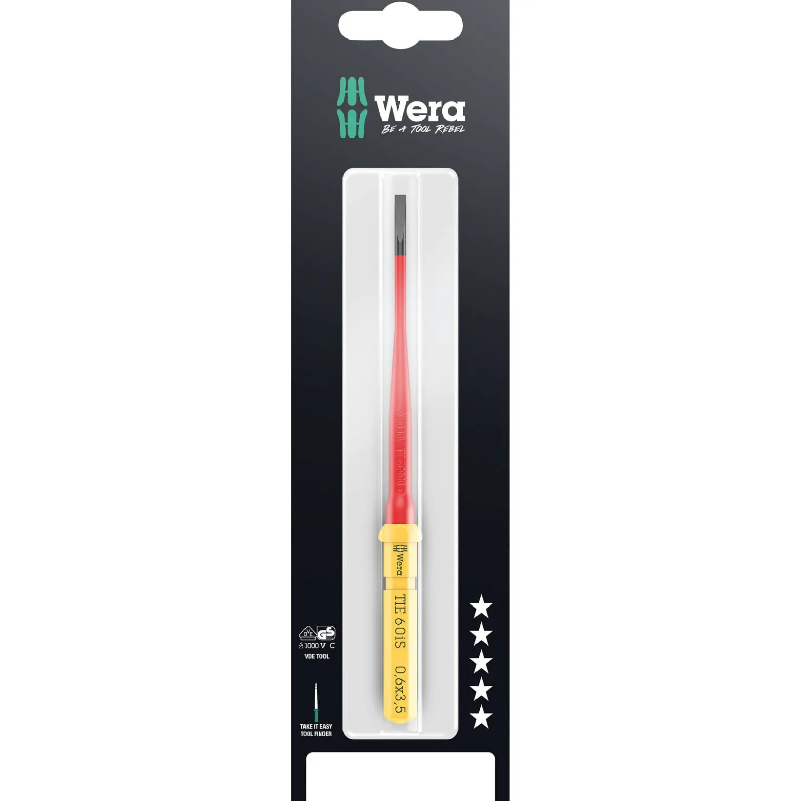 Wera Kraftform Kompakt VDE 60 iS Take it easy SB - 05006556001