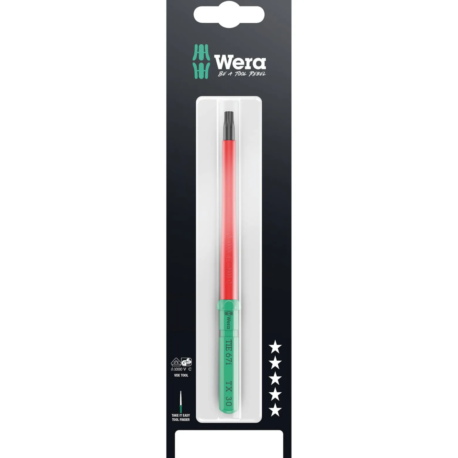 Wera Kraftform Kompakt VDE 67 i TORX® Take it easy SB - 05006574001