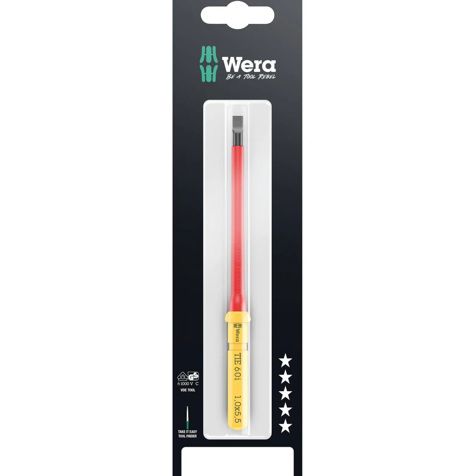 Wera Kraftform Kompakt VDE 60 i Take it easy SB - 05006554001