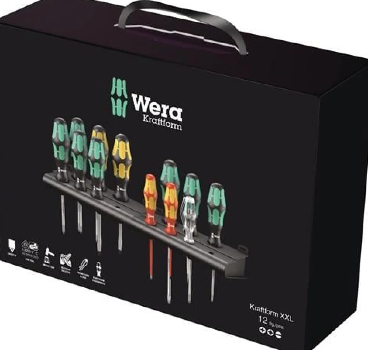 Wera Kraftform XXL 12tlg. Set inkl. Torx-Schraubendreher - 051011