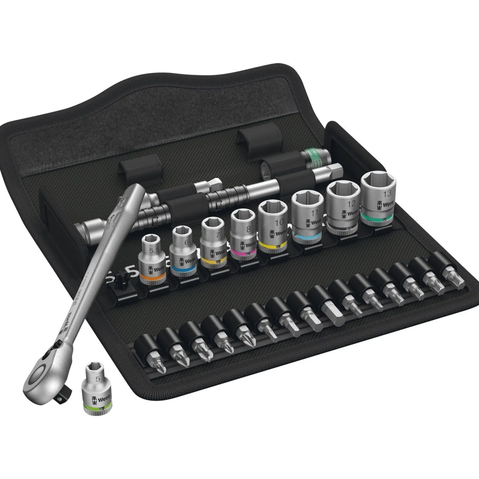 Wera 8100 SA 8 Zyklop Metal-Knarrensatz 1/4"-Antrieb - 004018