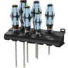 Wera 3334/3355/6 Schraubendrehersatz Edelstahl + Rack - 032061