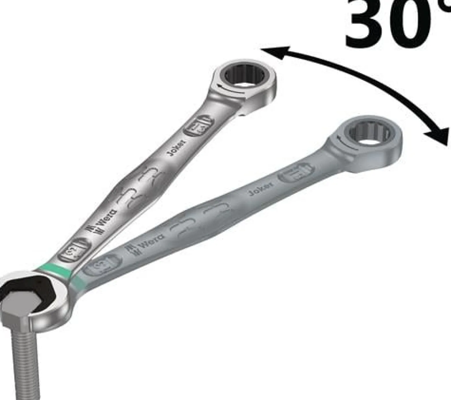 Wera 11tlg. Joker Maul-Ringratschen-Schlüssel-Satz - 020013