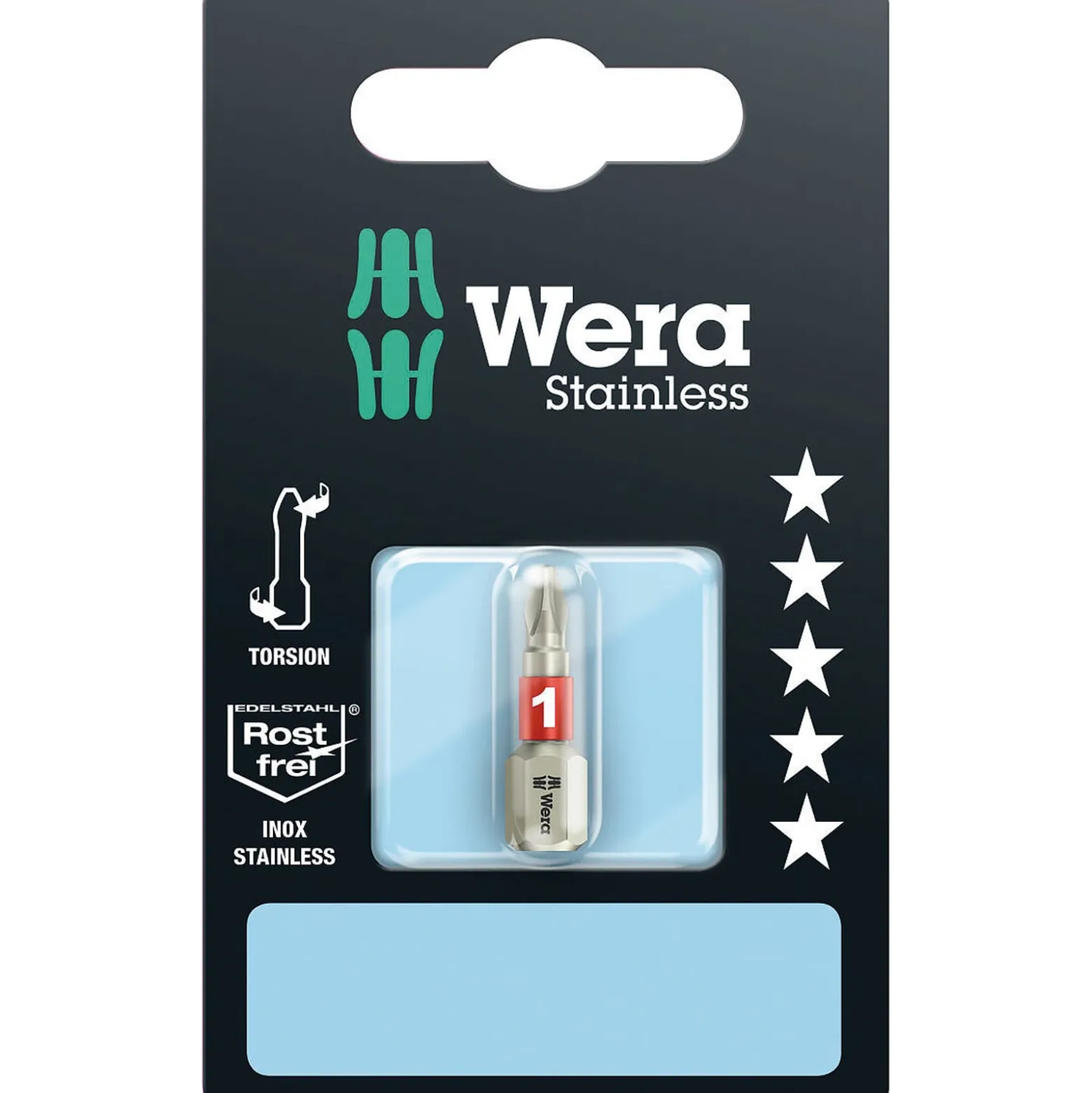 Wera 3851/1 TS SB Bits, Edelstahl - 05073610001