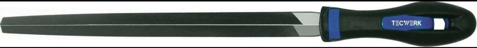 Werkstattfeile DIN 7261 L.200mm Q.14mm Hieb 2 Dreikant 2K-Ergo TECWERK