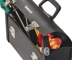 Werkzeugtasche B370xT140xH190mm 7l Kunststoff,Rindsleder,Con-Pearl® PARAT