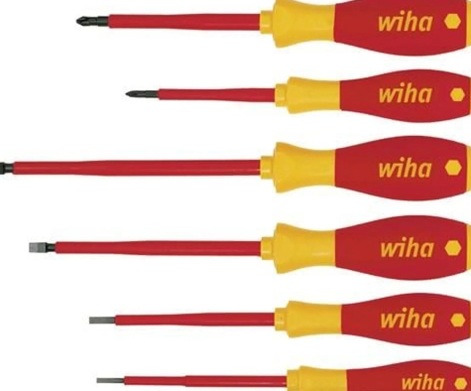 Wiha 320N K6 Schraubendrehersatz SoftFinish electric Schlitz/Phillips 6tlg. - 00833