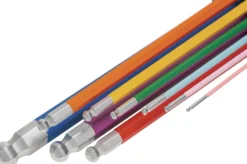 Winkelschraubendrehersatz 9-tlg.Ku.-Halter SW 1,5-10mm lang farbcod.,Kugelk.TW