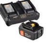 WS24 Akku Starter-Set 18 V / 1x 5,0 Ah Akku + Doppelschnellladegerät