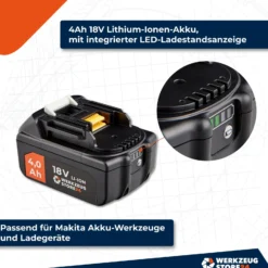 WS24 Akku Starter-Set 18 V / 1x 4,0 Ah Akku + Schnellladegerät
