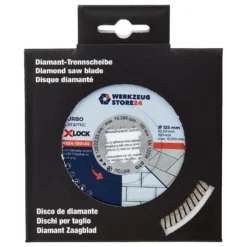WS24 Diamanttrennscheibe X-Lock® Premium Feinsteinzeug 125 mm - WS24-100435