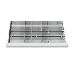 WS24 Schubladeneinteilung Metalleinteilung BLH 200-300 mm Innenmaß 800 x 450 mm - WS24-100312