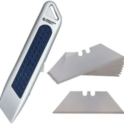 WS24 Sicherheitsmesser Aluminiumgehäuse inkl. 10x Trapezklingen - WS24-100073-Set