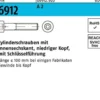Zylinderschraube DIN 6912 Innen-6kt M8x 40 A 2 100 Stück